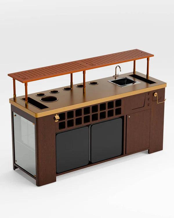 Model X Duo Luxe Wood & Gold