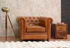 Traditional Chesterfield 1 Seater (D-40 Foam)