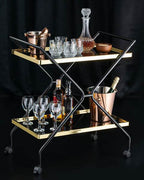 Starlight Black Bar Cart
