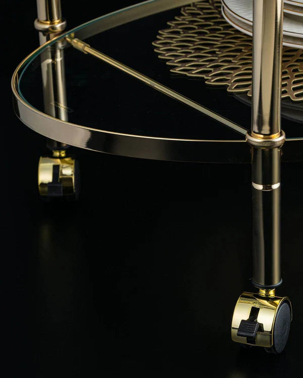 Crystal Luxe Bar Cart