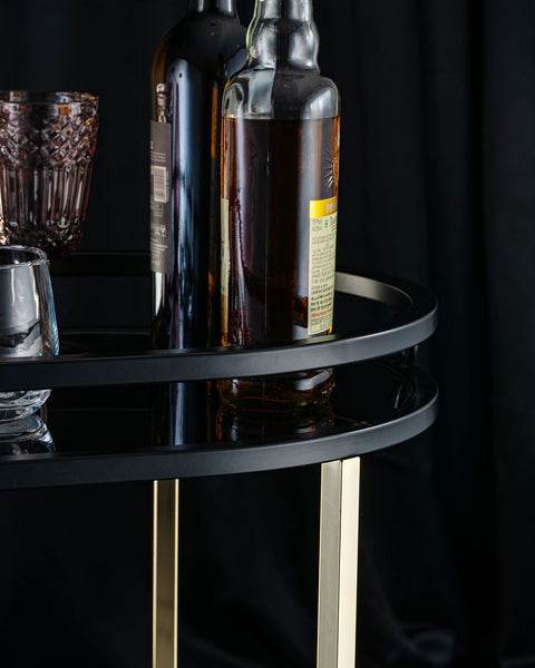 Midnight Gold Service Trolley