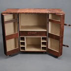 Panama Medium Fold-Open Leather Bar – Tan