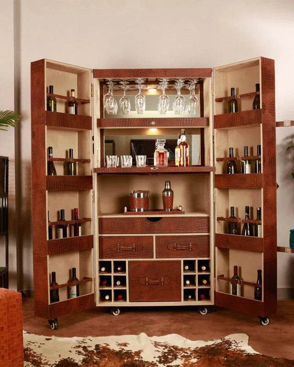 Artemis Regal Leather Tall Bar