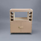 Belize Vegan Drink Bar Trolley, Beige