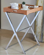 Tan Signature Serving Table