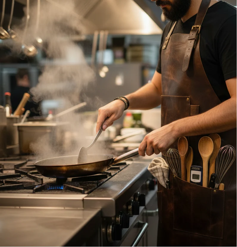 Personalized Leather Apron for Men & Women