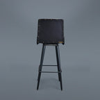 Joyce Swivel Grey Bar Chair