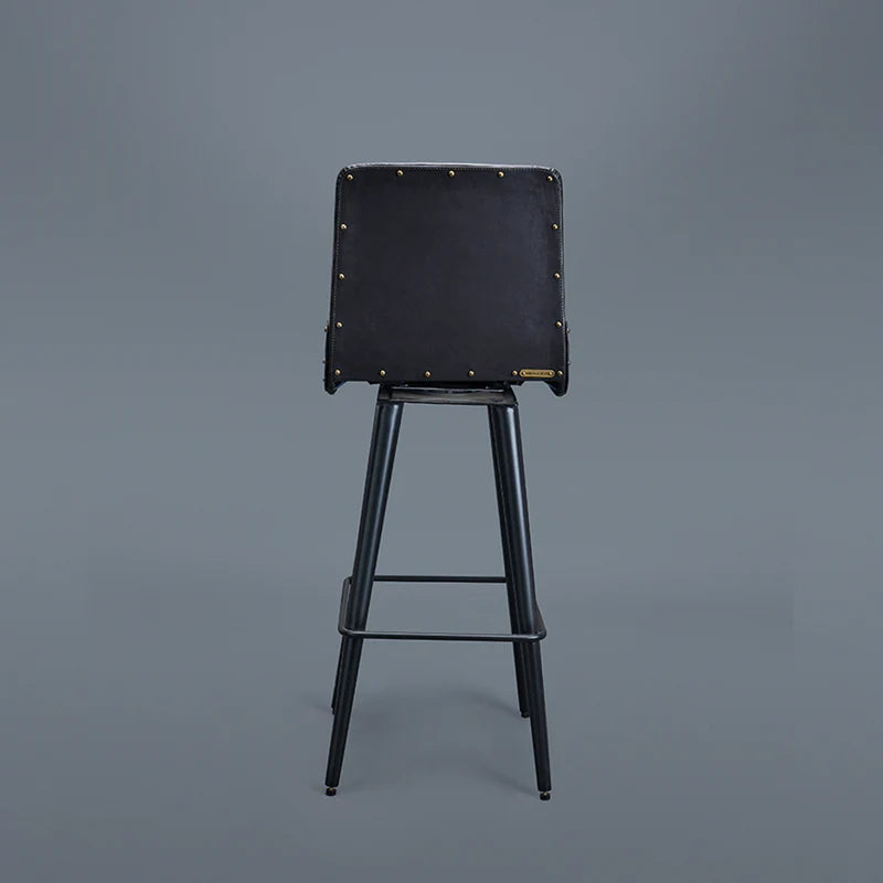 Joyce Swivel Grey Bar Chair