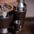 Entwine Brown Leather Bar Case