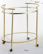 Crystal Luxe Bar Cart