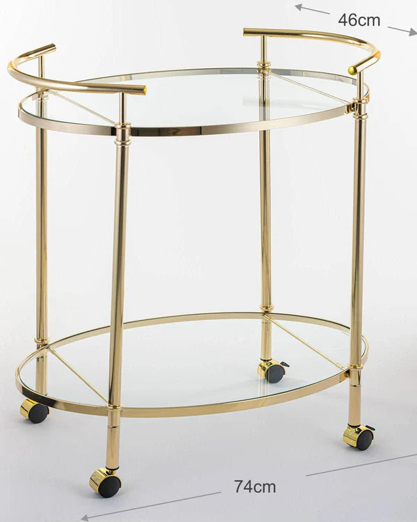 Crystal Luxe Bar Cart