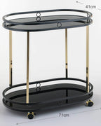 Midnight Gold Service Trolley