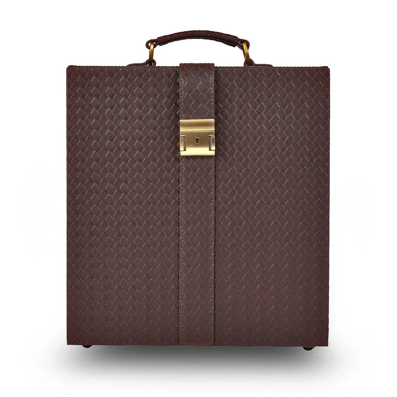 Entwine Brown Leather Bar Case