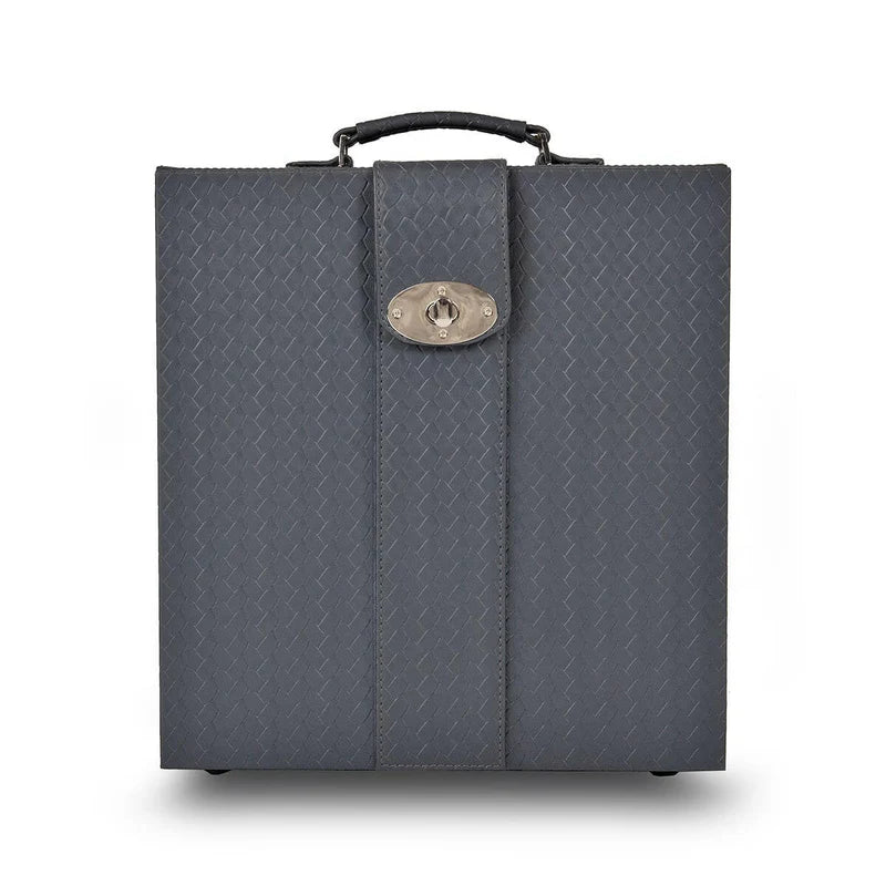 Entwine Grey Leather Bar Case