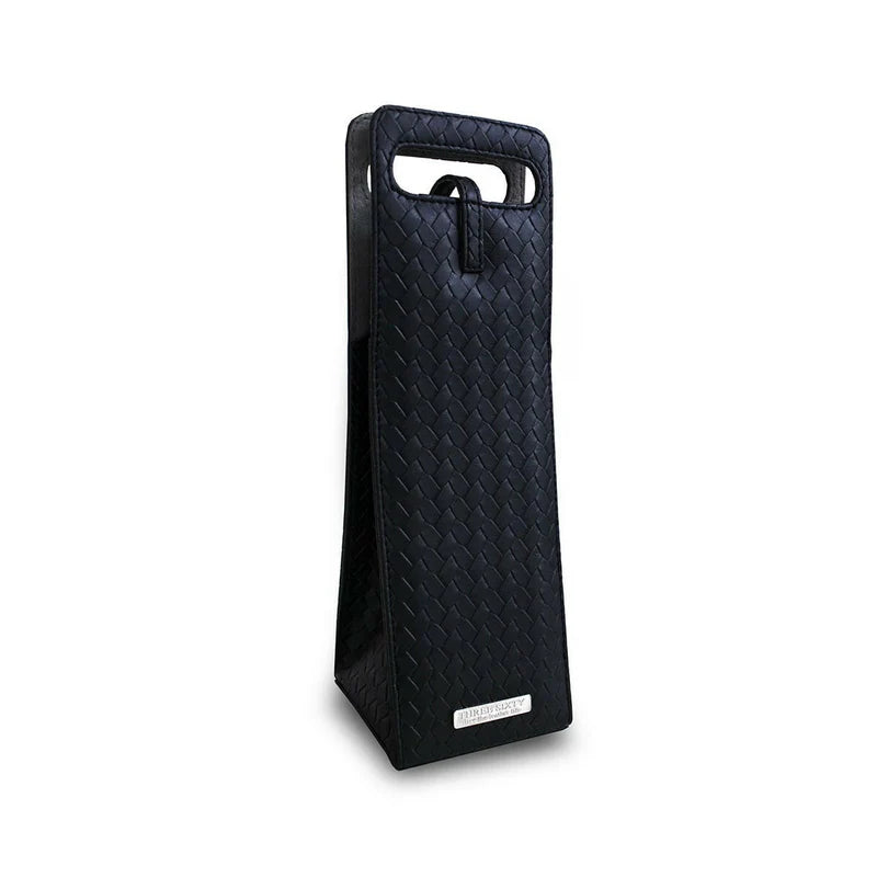 Entwine Black Wine Bottle Carry Case