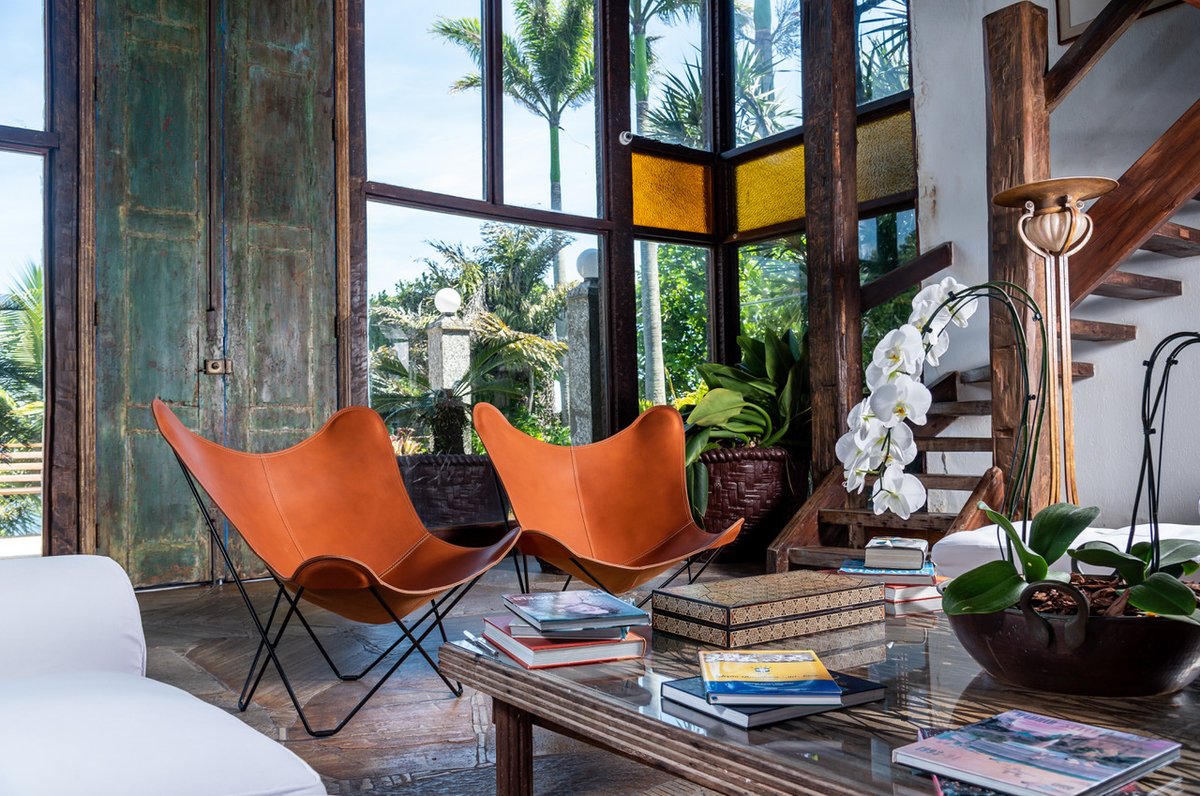 Butterfly Chair Goat leather