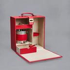 Luxury Red Portable Bar Briefcase