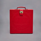 Luxury Red Portable Bar Briefcase