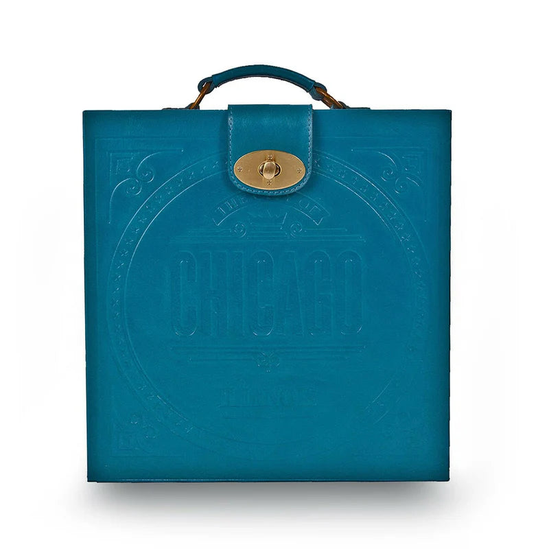 Luxury Blue Portable Bar Briefcase