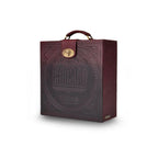 Luxury Burgundy Portable Bar Briefcase