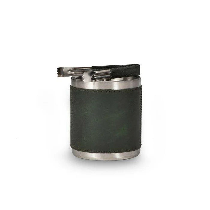 Luxury Olive Green Portable Bar Briefcase