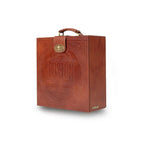 Luxury Tan Portable Bar Briefcase