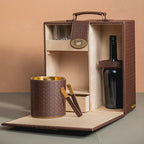 Entwine Brown Leather Bar Case