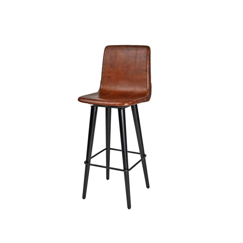 Joyce Swivel Brown Bar Chair