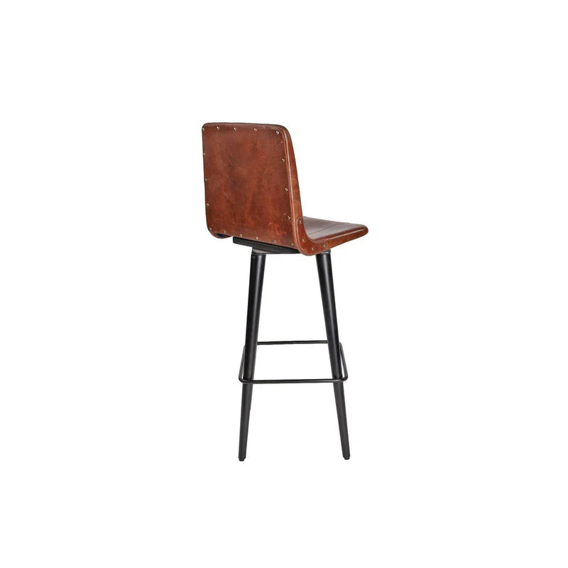 Joyce Swivel Brown Bar Chair