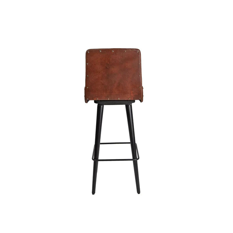 Joyce Swivel Brown Bar Chair