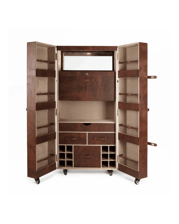 Artemis Regal Leather Tall Bar