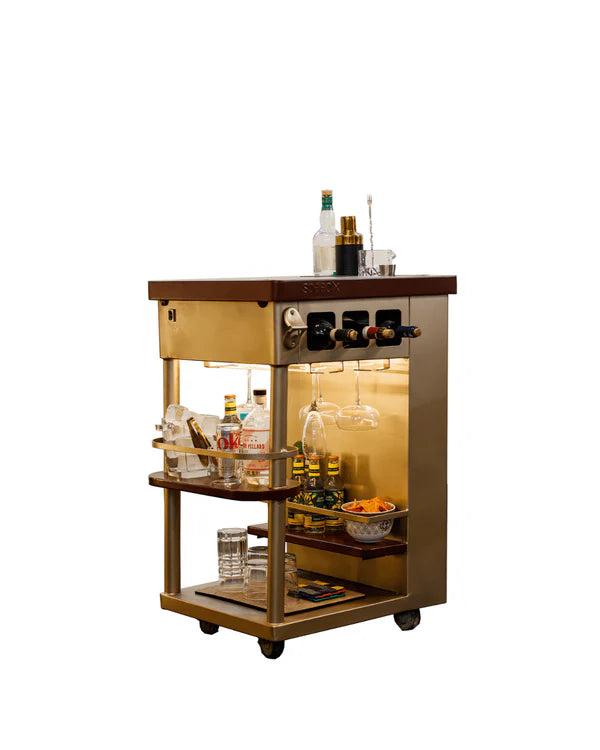 Model Y Monarch Gold Bar Cart
