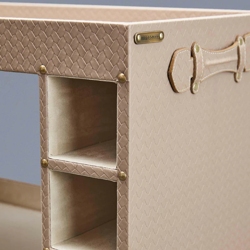 Belize Vegan Drink Bar Trolley, Beige