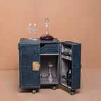 Miami Blue Croco Mini Bar Unit