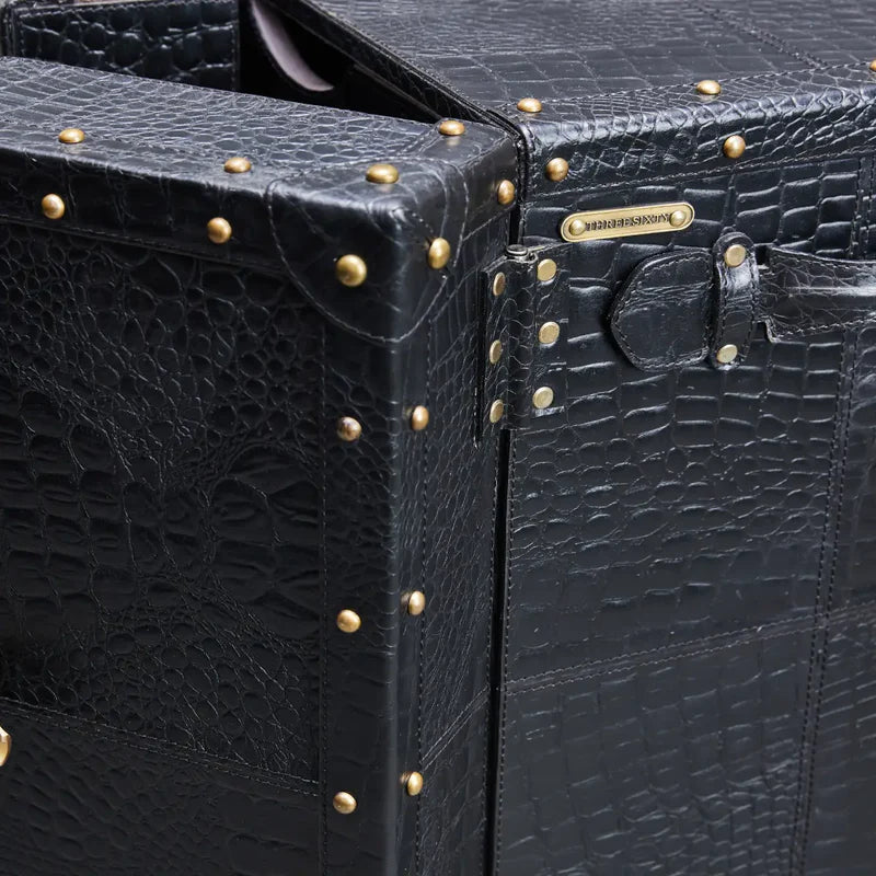 Miami Compact Croco Bar – Black