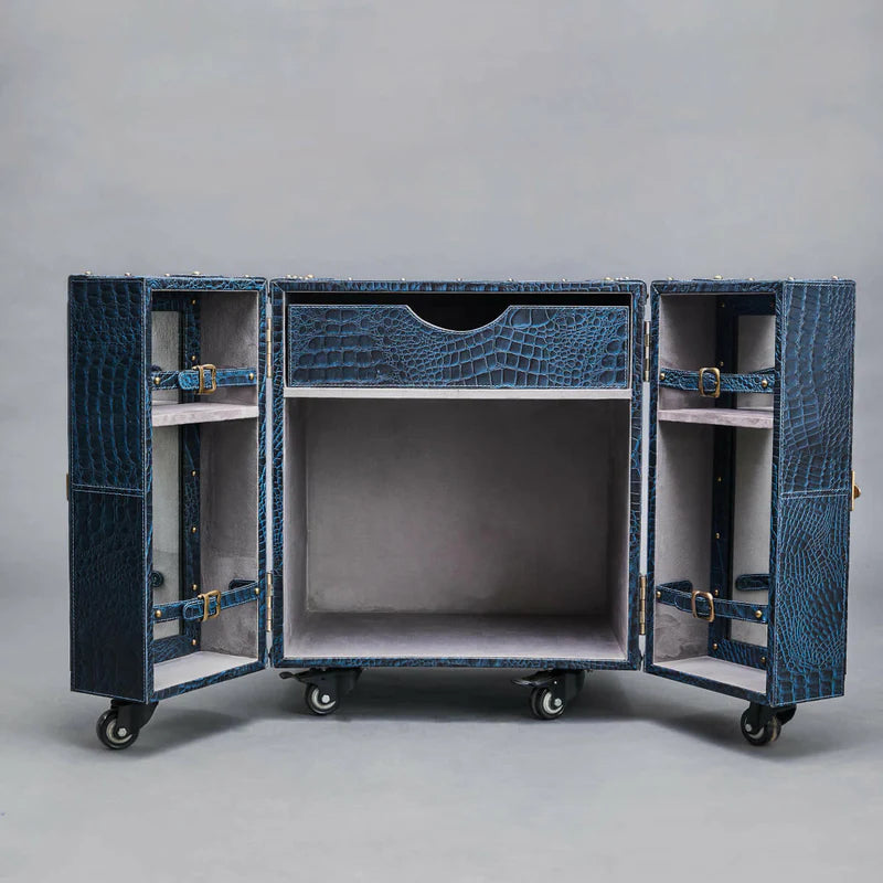Miami Blue Croco Mini Bar Unit