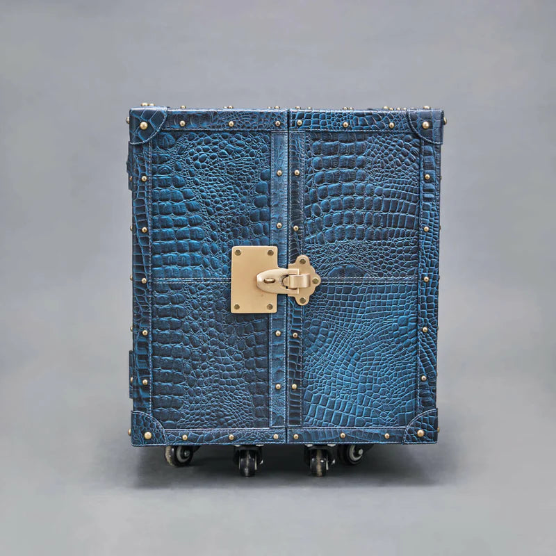 Miami Blue Croco Mini Bar Unit