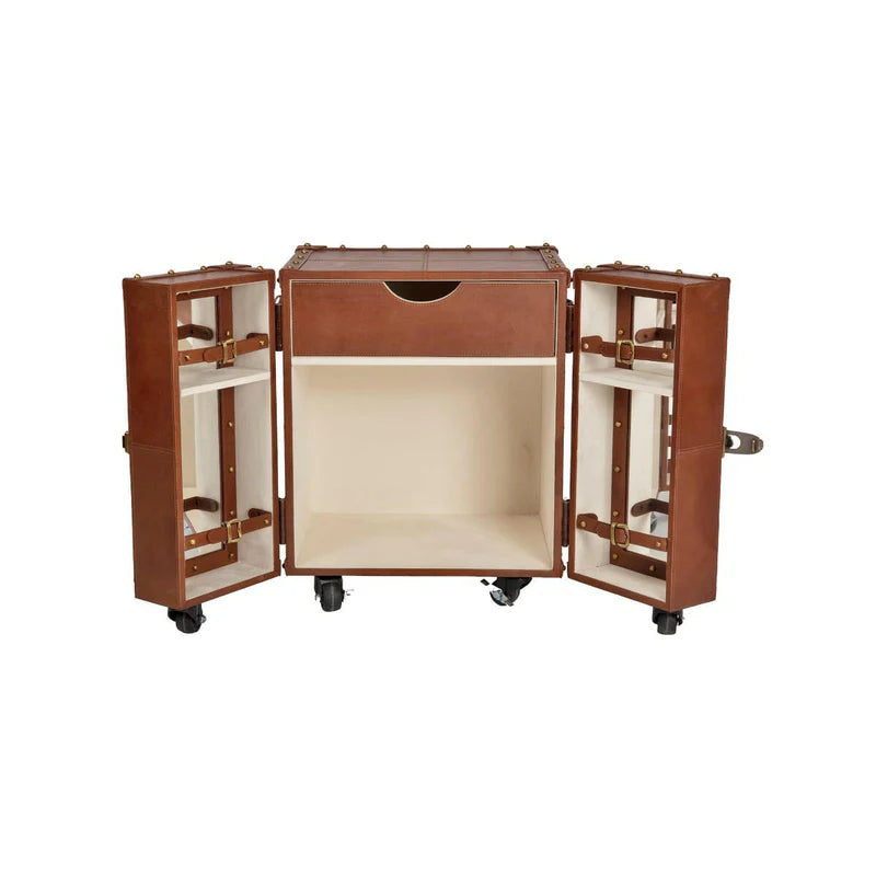 Miami Small Leather‑Style Waxy Bar (Tan)
