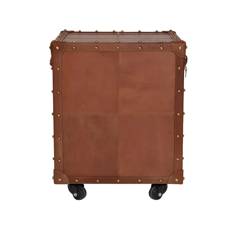Miami Small Leather‑Style Waxy Bar (Tan)