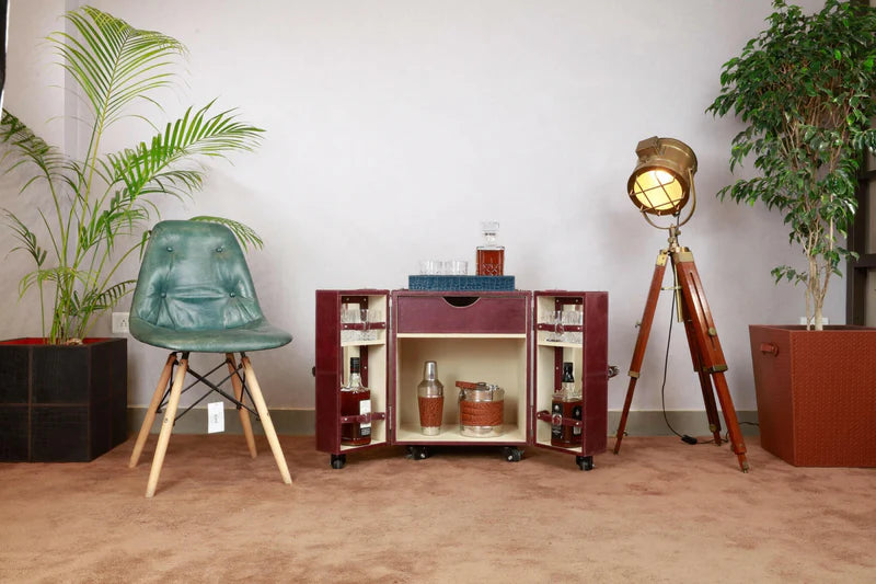 Miami Small Leather‑Style Waxy Bar (Tan)
