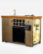 Model Z Aurelia Wood & Gold Bar