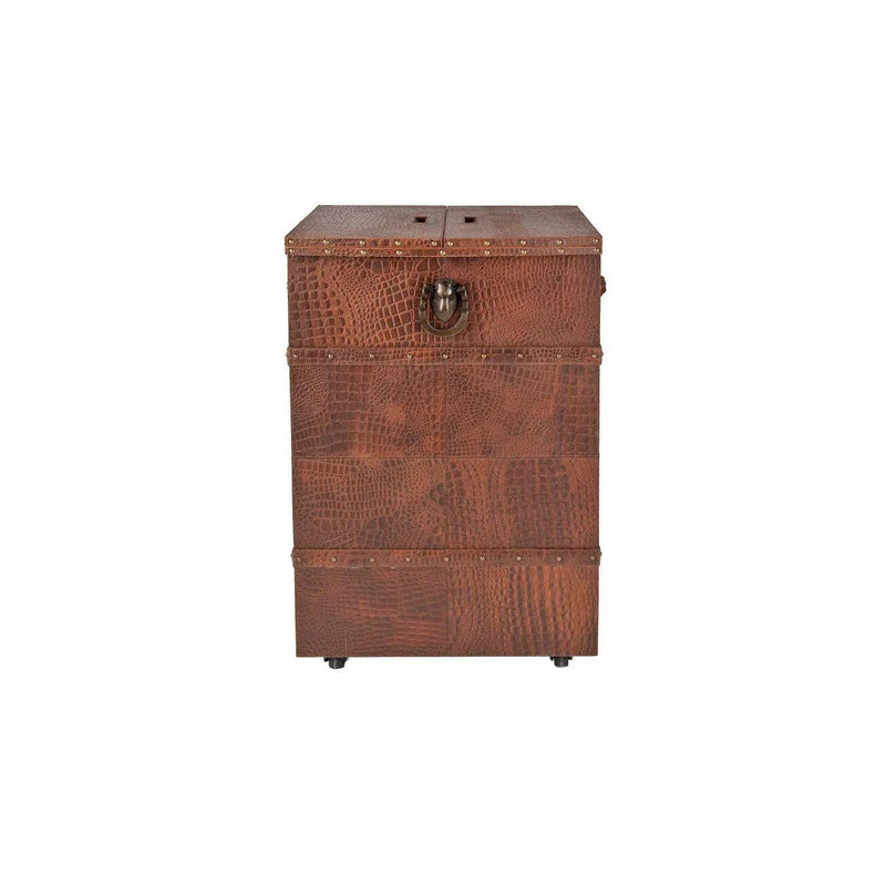 Panama Medium Fold-Open Leather Bar – Tan