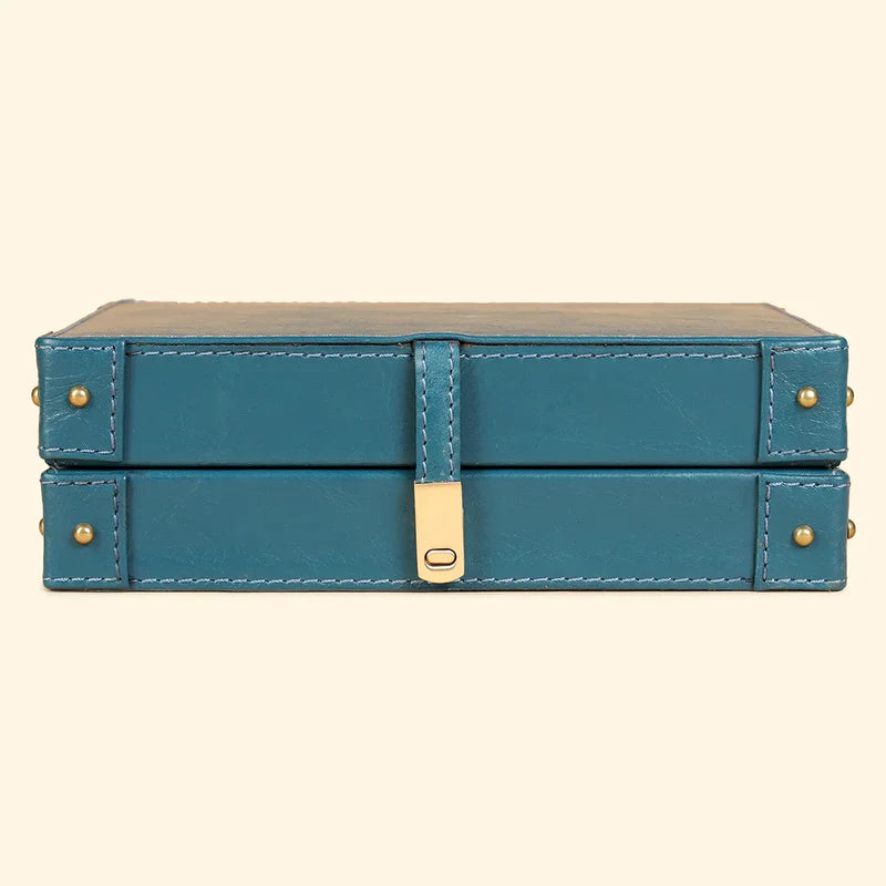 Classic Blue Deck Box for Playing Cards