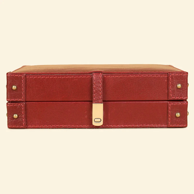 Classic Red Deck Box for Playing Cards