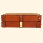Classic Tan Deck Box for Playing Cards