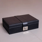 Genuine Leather Poker Box with Cards & 200 Chips