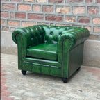 Polo Green Chesterfield Sofa