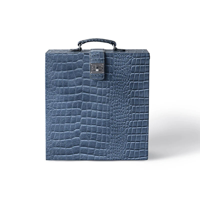 Designer Briefcase Bar Set – Grey