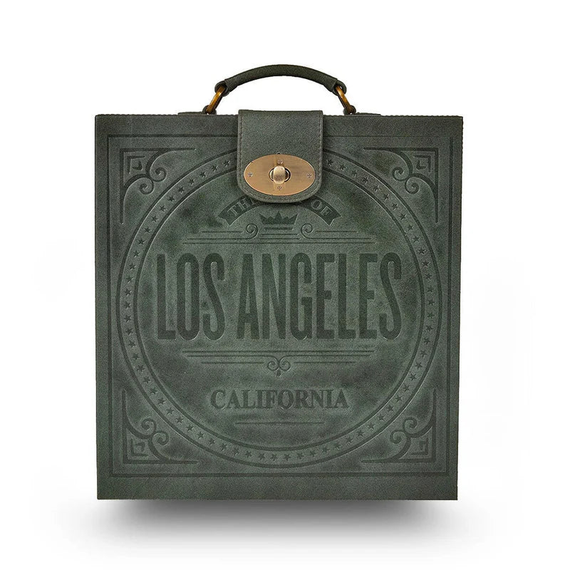 Luxury Olive Green Portable Bar Briefcase