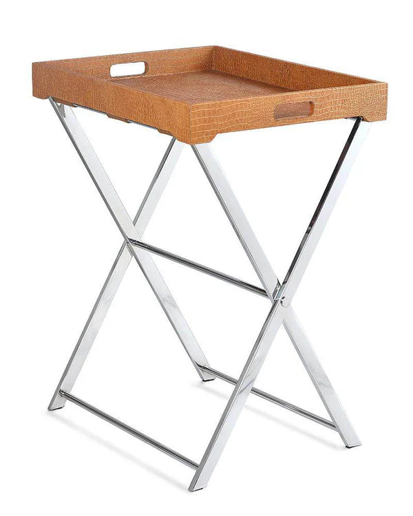 Tan Signature Serving Table